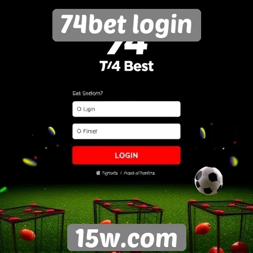Como acessar sua conta no 74bet login